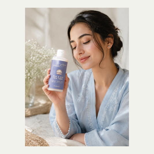 Polish & Glow – Milk & Rice Face Toner | Brightening & Hydrating Toner