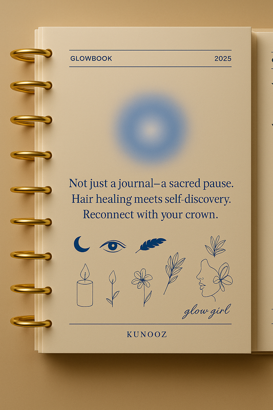 GlowBook — Hair & Healing Ritual Journal (Digital PDF)