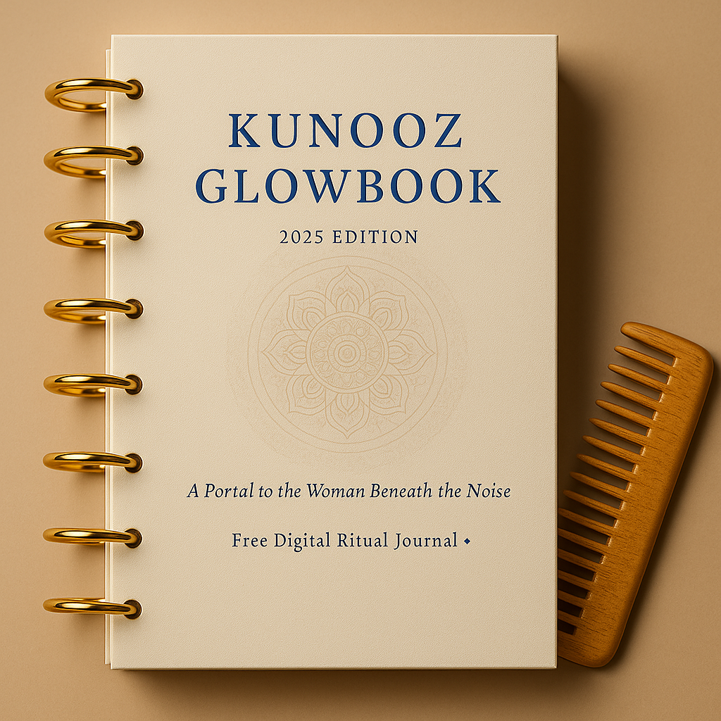Guided Digital Journal for Hair & Soul – Kunooz Glowbook 2025
