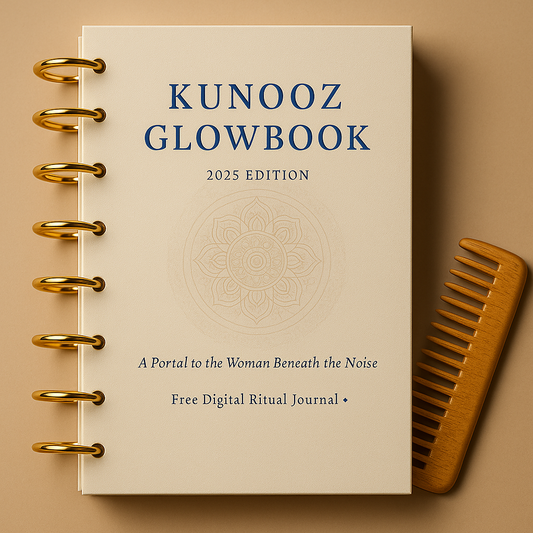 Guided Digital Journal for Hair & Soul – Kunooz Glowbook 2025