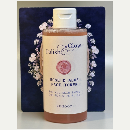Polish & Glow – Rose & Aloe Face Toner