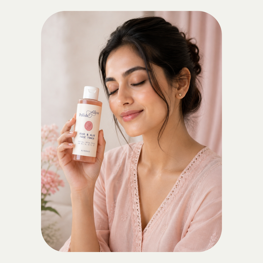 Polish & Glow – Rose & Aloe Face Toner