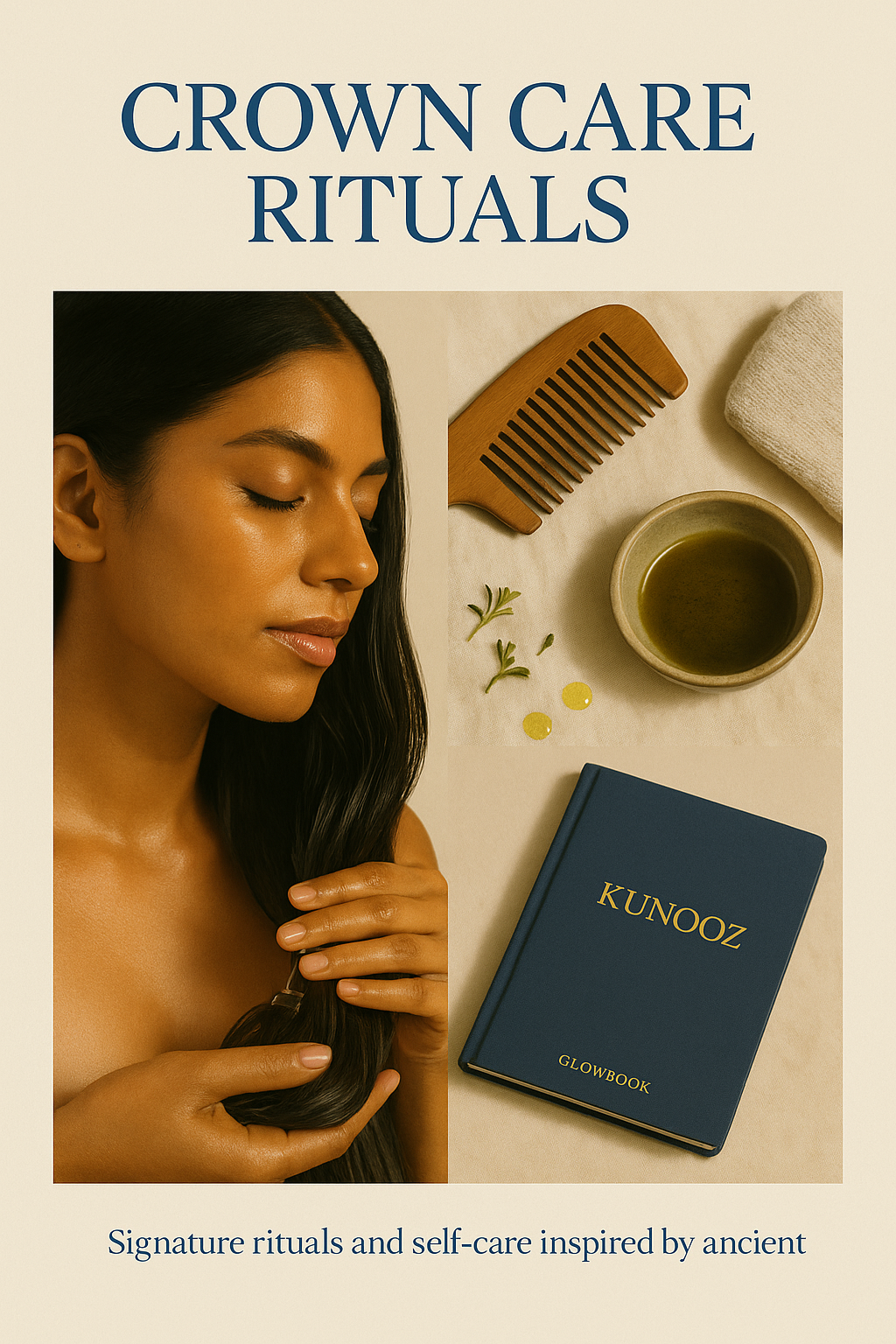 GlowBook — Hair & Healing Ritual Journal (Digital PDF)